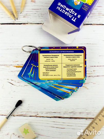 Карточки 2-4 класс Новые Математика и русский