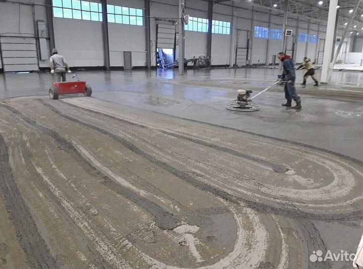Бетонные полы с топпингом