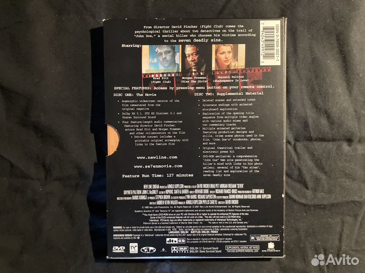 Фильм “Seven.” Коллекционное издание. США