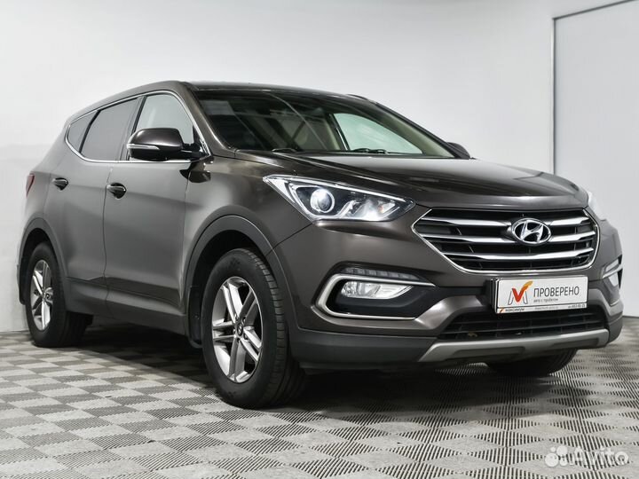 Hyundai Santa Fe 2.2 AT, 2017, 88 536 км