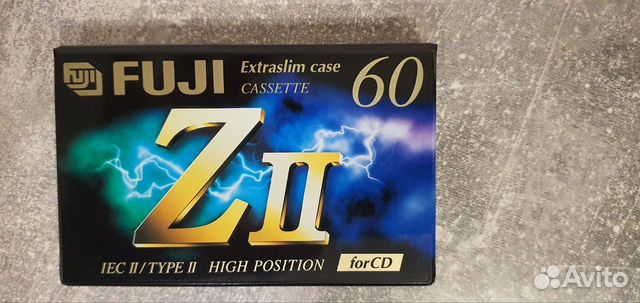 Аудиокассеты новые запечатанные fuji ZII 60