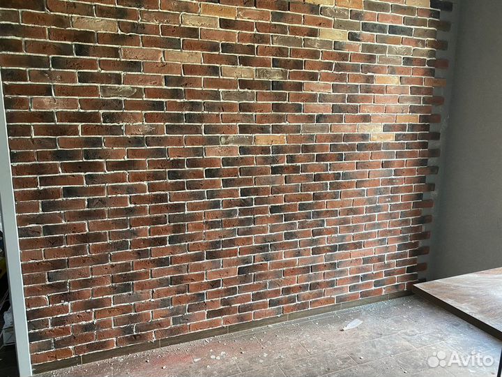 Гипсовый камень под кирпич