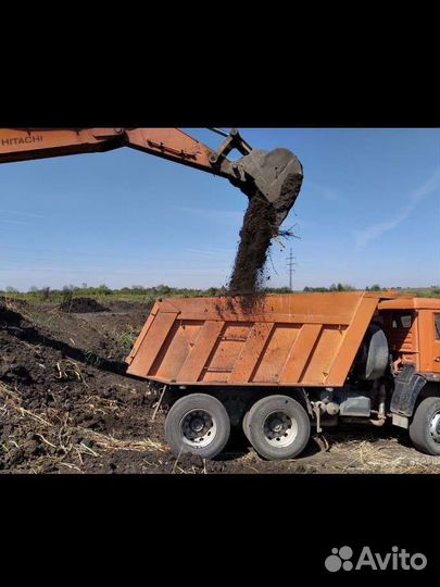 Доставка земли чернозем перегной