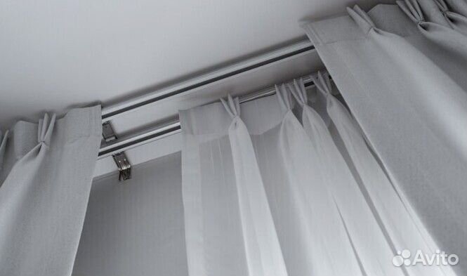 Профильные карнизы Люкс для тяжелого веса штор