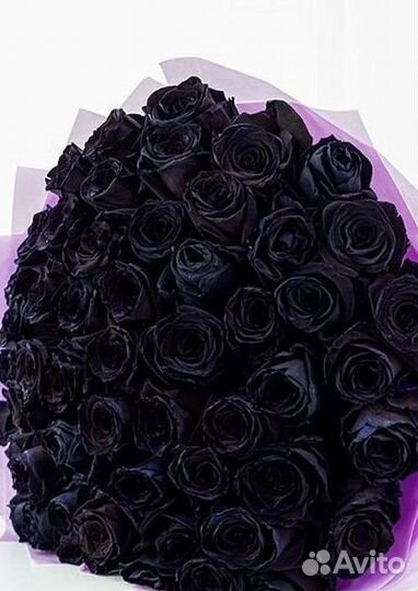 Чёрные розы Доставка цветов Букеты