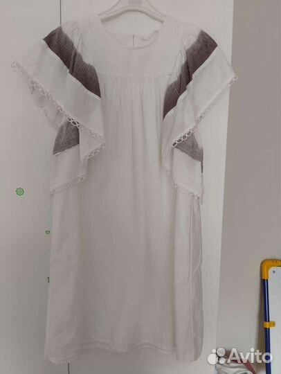 Платье летнее, льняное, для девочки