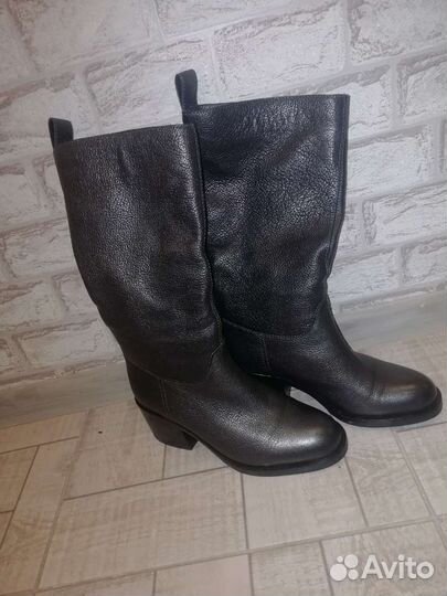 Сапоги натуральная кожа. Евро зима