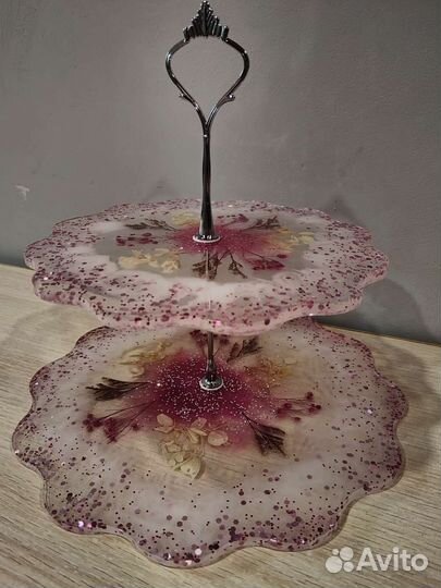 Двухъярусная этажерка/фруктовница