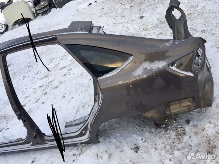 LADA granta лифтбек заднее левое крыло