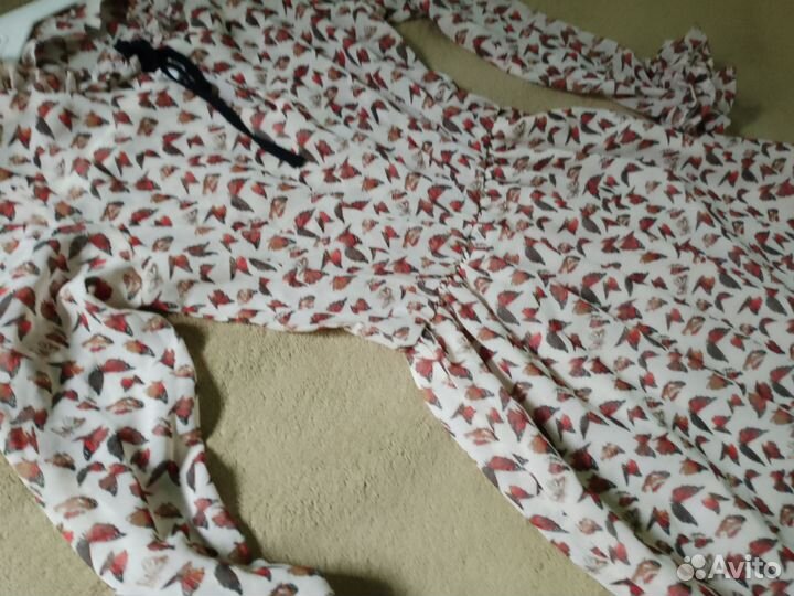 Дизайнерское шифоновое платье