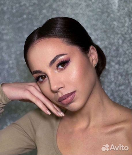 Локоны и макияж с выездом, свадебный образ