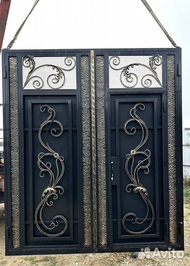 Ворота серые на заказ