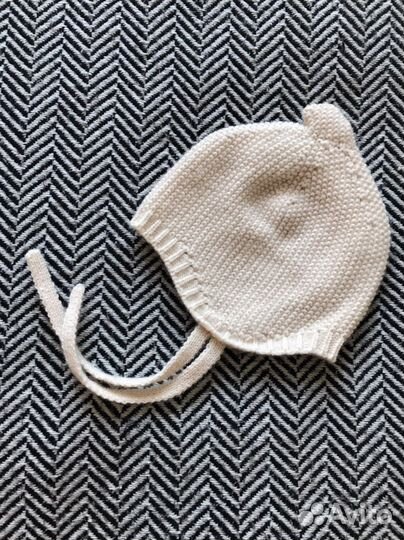 Новый классный вязаный чепчик