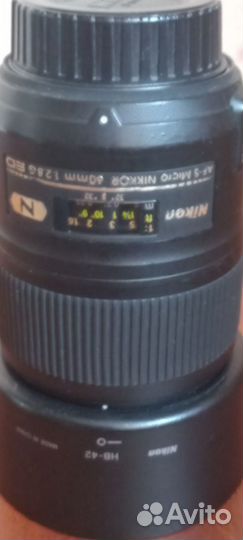 Объектив nikonAF-S Micro Nikkor60mm1.2.8g