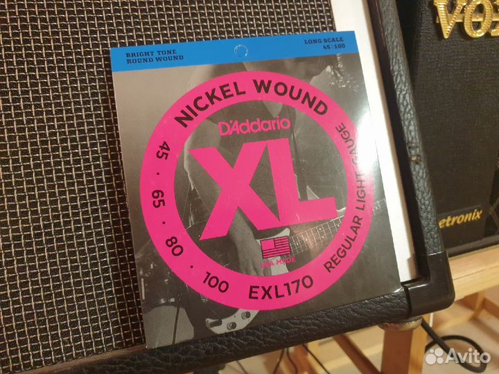 Струны для бас гитары Elixir и Daddario