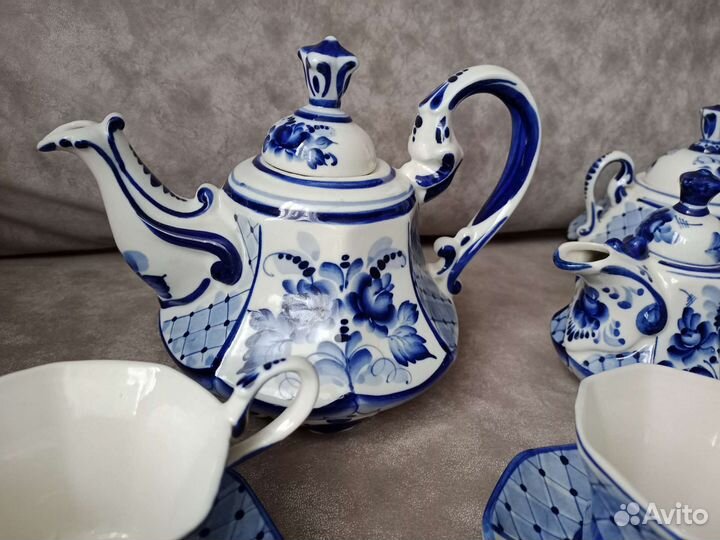 Сервиз гжель 1998г