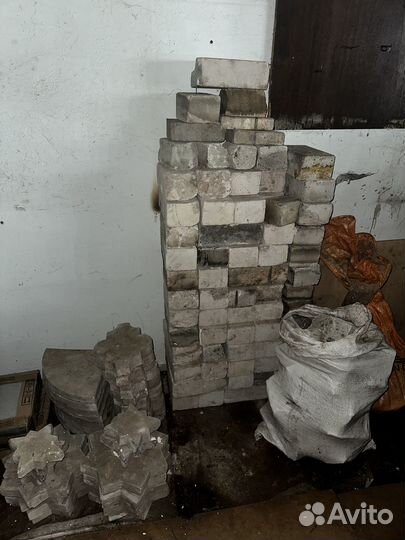 Кирпич целый и половинки, тротуарная плитка