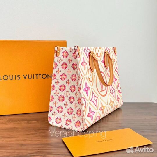 Cумка Louis Vuitton под заказ On The Go Tiles