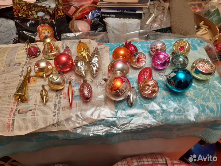 Елочные игрушки СССР