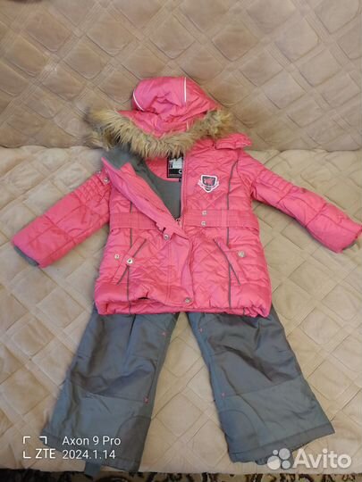 Детский зимний комбинезон на девочку gusti