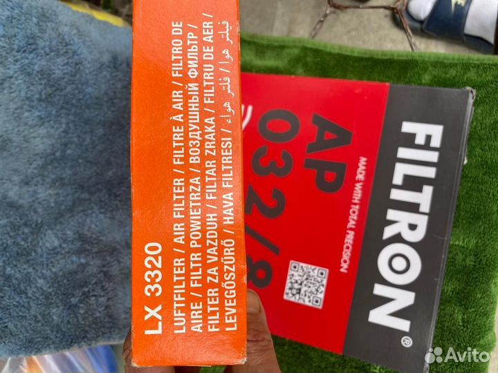 Фильтр воздушный на BMW фирмы knecht/mahle LX 3320