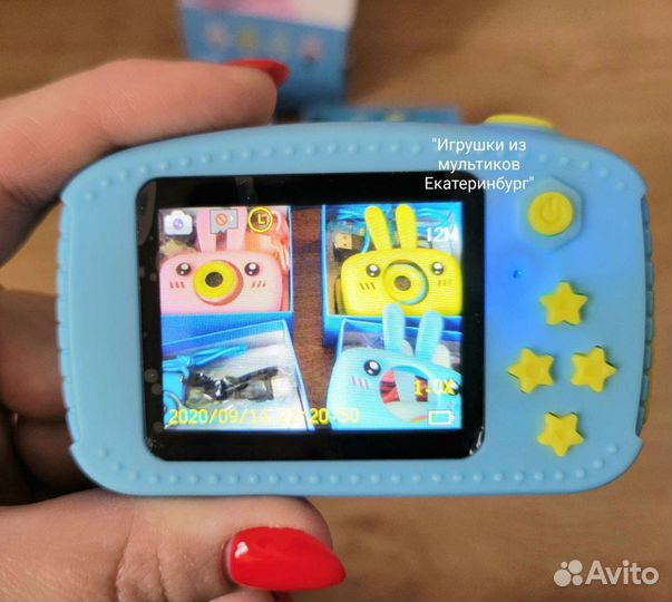 Детский цифровой фотоаппарат Зайка