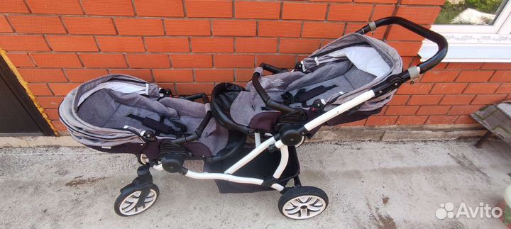 Коляска для двойни bebetto 42
