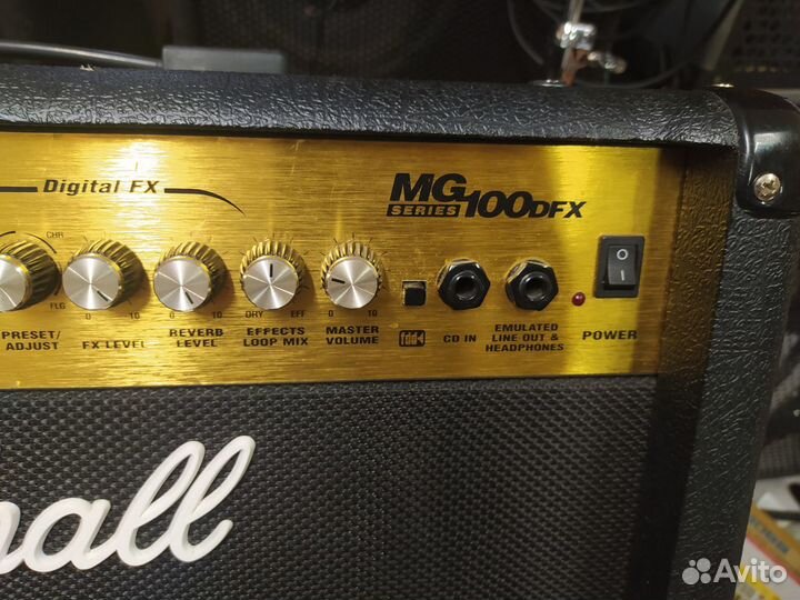 Комбо Marshall MG100DFX и MG15 CD