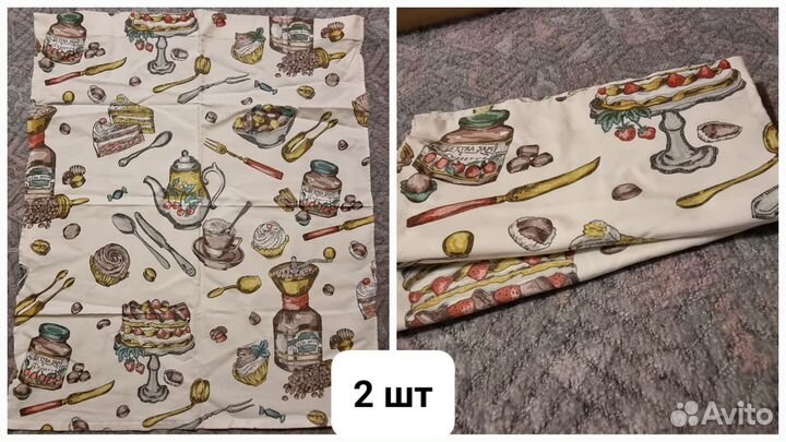Тюль, шторы для кухни разные
