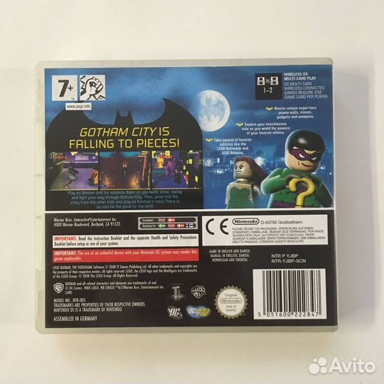 Игра Lego Batman The Videogame для Nintendo DS