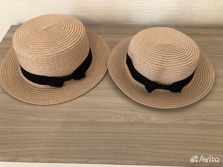 Новая женская шляпа+детская шляпа на девочку