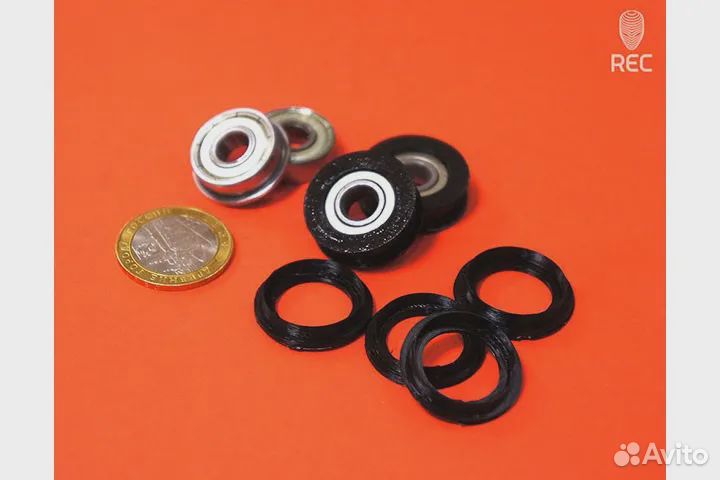 ABS пластик REC чёрный 1.75-2.85 мм 750 г 1,75