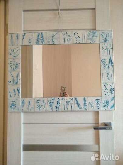 Зеркало горизонтальное Синее