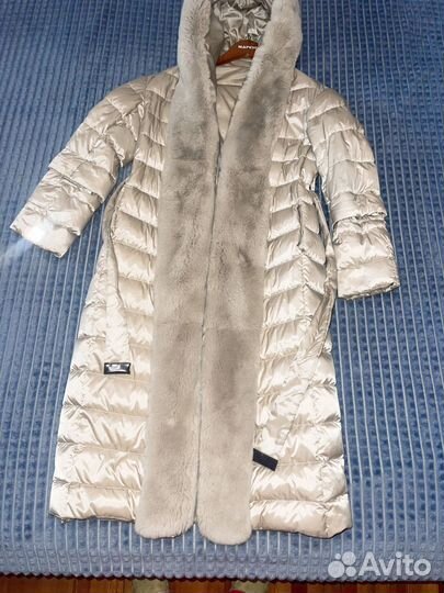 Пуховик с натуральным мехом