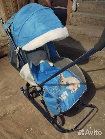Коляска санки
