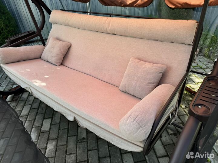 Садовые качели подвесные бу