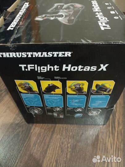 Джойстик ThrustMaster T Flight Hotas X черный
