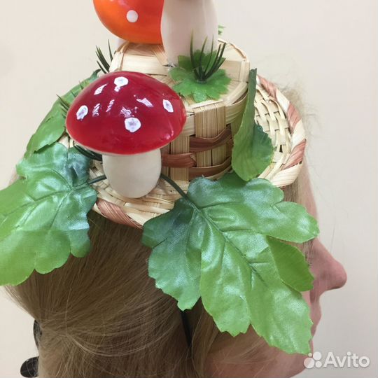 Мухомор. Аксессуар для костюма гриб