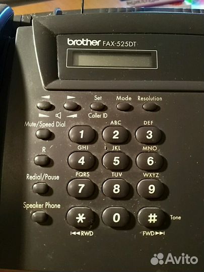Телефон- факс Brother FAX- 525 DT