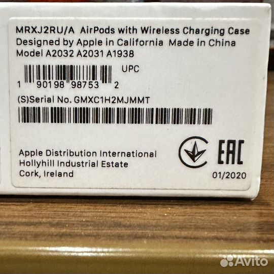 Наушники apple airpods 2