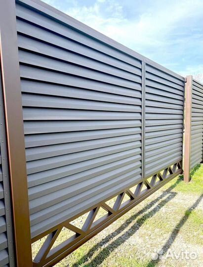 Забор жалюзи