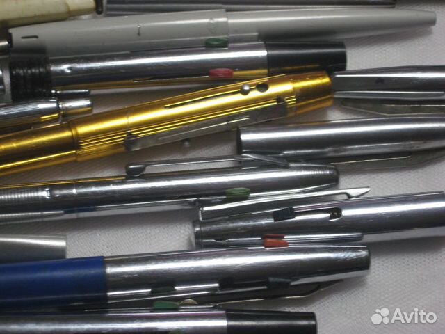 Шариковые и перьевые ручки из СССР