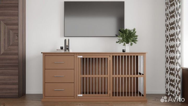 Клетка для собаки в квартиру Тумба Вольер Домик V1