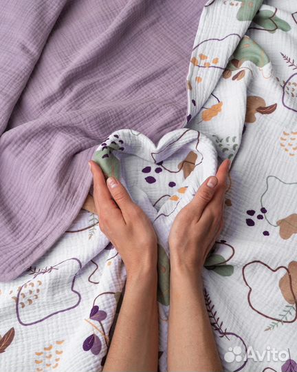 Муслиновый плед детский