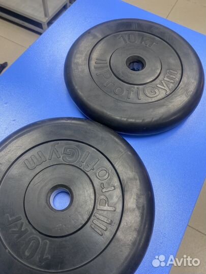 Блины для штанги,гантелей 10 кг