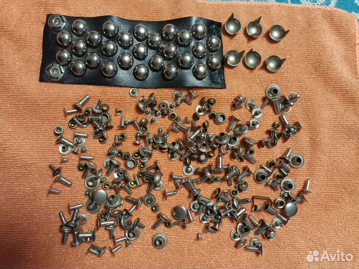 Хольнитены, заклепки односторонние, браслет, СССР