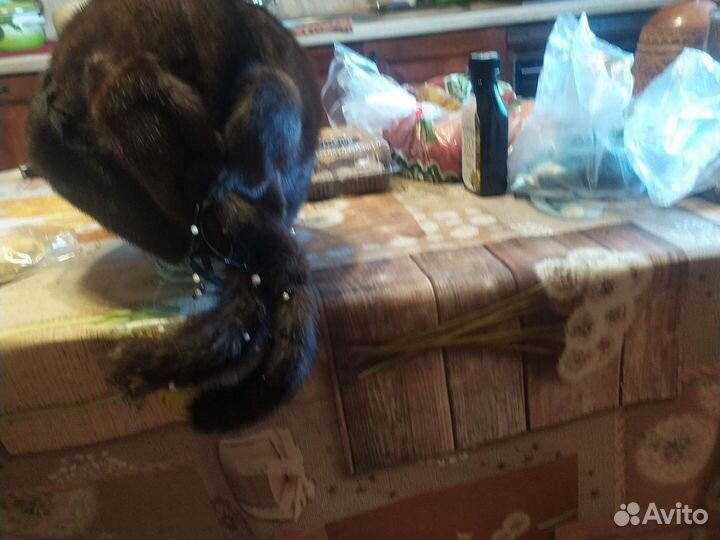 Шапка норковая женская бу