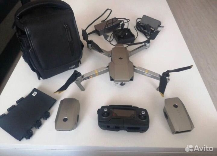Квадрокоптер Dji Mavic Pro Platinum Fly More Combo