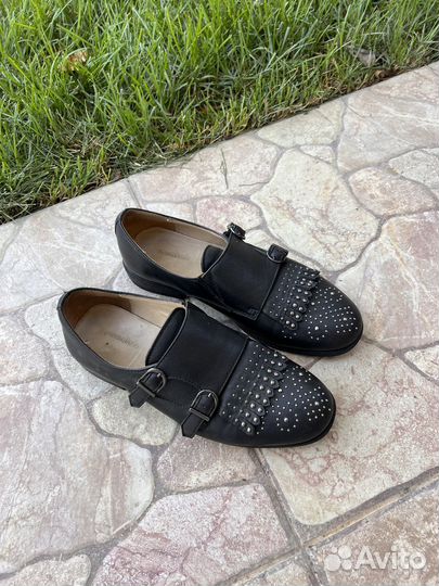 Полуботинки Лоферы mascotte 37 кожа черные