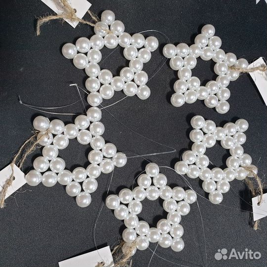 Звёзды ёлочные игрушки, новогодний декор